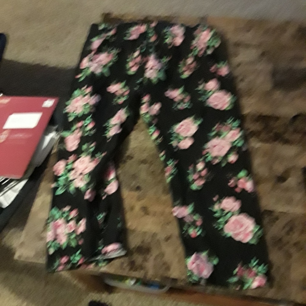 Floral leggings